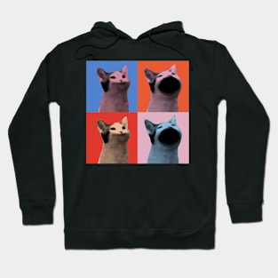 Popping Cat Pop Art Hoodie